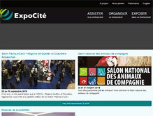 Tablet Screenshot of expocite.com